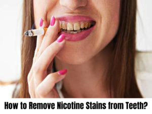 smoking nicotine stains