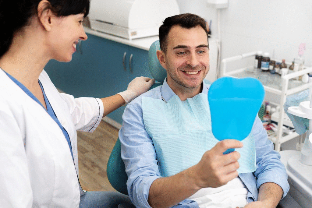 dental crowns on front teeth